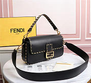 FENDI | BAGUETTE Black bag - 8BR600 - 28x6x13cm - 3