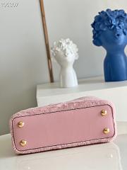 Louis Vuitton | Capucines BB handbag Taurillon pink cow leather - 27 x 18 x 9 cm - 4