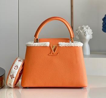 Louis Vuitton | Capucines MM orange handbag - M59073 - 31.5 x 20 x 11 cm