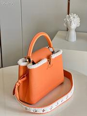 Louis Vuitton | Capucines MM orange handbag - M59073 - 31.5 x 20 x 11 cm - 3