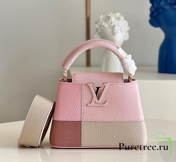 Louis Vuitton | Capucines Mini Pink handbag - M59268 - 21 x 14 x 8 cm - 1