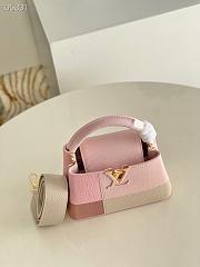 Louis Vuitton | Capucines Mini Pink handbag - M59268 - 21 x 14 x 8 cm - 2