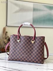 Louis Vuitton | Riverside tote Lie de Vin Red - 36 x 25 x 15 cm - 4