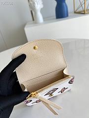 Louis Vuitton | Rosalie coin purse White - M80755 - 11 x 8 x 2.5 cm - 3
