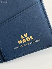 Louis Vuitton | Nigo Brazza Wallet Blue - 20×10cm - 2