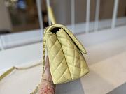 CHANEL | Yellow Grained Calfskin Coco Handle Bag - A92991 - 28 cm - 6
