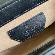 GUCCI | GG Marmont mini black top handle bag - 583571 - 21 x 15.5 x 8cm - 5