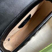 GUCCI | GG Marmont mini black top handle bag - 583571 - 21 x 15.5 x 8cm - 3