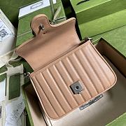 GUCCI | GG Marmont mini rose beige top handle bag - 583571 - 21 x 15.5 x 8cm - 6