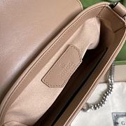 GUCCI | GG Marmont mini rose beige top handle bag - 583571 - 21 x 15.5 x 8cm - 4
