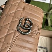 GUCCI | GG Marmont mini rose beige top handle bag - 583571 - 21 x 15.5 x 8cm - 5