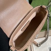 GUCCI | GG Marmont mini rose beige top handle bag - 583571 - 21 x 15.5 x 8cm - 3