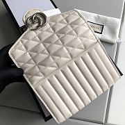 GUCCI | GG Marmont matelassé mini white bag - ‎474575 - 20 x 13 x 6 cm - 5