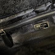 PRADA | Terry tote bag Black/White - 1BG130 - 40×34×16cm - 3