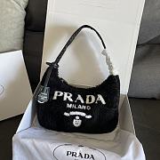 PRADA | Re-Edition 2000 terry mini black-bag - 1NE515 - 22×17×6cm - 1