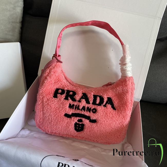 PRADA | Re-Edition 2000 terry mini pink-bag - 1NE515 - 22×17×6cm - 1