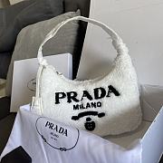 PRADA | Re-Edition 2000 terry mini White-bag - 1NE515 - 22×17×6cm - 4