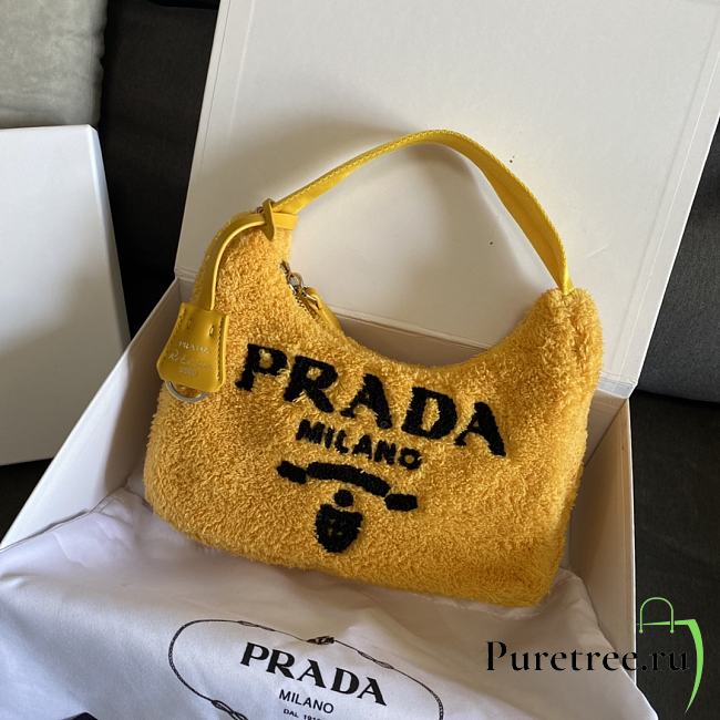 PRADA | Re-Edition 2000 terry mini Yellow-bag - 1NE515 - 22×17×6cm - 1