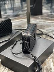 YSL | Lou Camera Black Bag In Quilted Leather - 612544 - 23 x 16 x 6 cm - 2