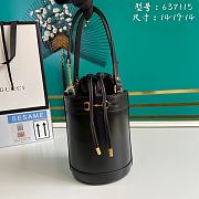 GUCCI | Gucci Horsebit 1955 small black bucket bag - 637115 - 14 x 19 x 14 cm - 1