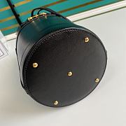 GUCCI | Gucci Horsebit 1955 small black bucket bag - 637115 - 14 x 19 x 14 cm - 5