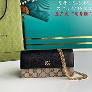 GUCCI | GG Marmont chain wallet - 546585 - 19 x 10 x 3.5 cm - 1