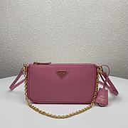 PRADA | Re-Edition 2000 shoulder pink bag - 1BH171 - 20 x 11.5 x 5cm - 1