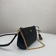 PRADA | Re-Edition 2000 shoulder black bag - 1BH171 - 20 x 11.5 x 5cm - 4