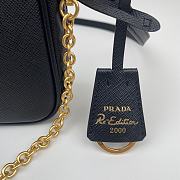 PRADA | Re-Edition 2000 shoulder black bag - 1BH171 - 20 x 11.5 x 5cm - 3