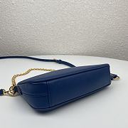 PRADA | Re-Edition 2000 shoulder blue bag - 1BH171 - 20 x 11.5 x 5cm - 6