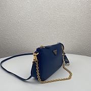 PRADA | Re-Edition 2000 shoulder blue bag - 1BH171 - 20 x 11.5 x 5cm - 4