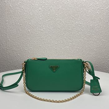PRADA | Re-Edition 2000 shoulder green bag - 1BH171 - 20 x 11.5 x 5cm