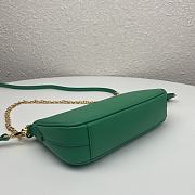 PRADA | Re-Edition 2000 shoulder green bag - 1BH171 - 20 x 11.5 x 5cm - 5