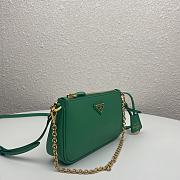 PRADA | Re-Edition 2000 shoulder green bag - 1BH171 - 20 x 11.5 x 5cm - 4