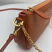 PRADA | Re-Edition 2000 shoulder orange bag - 1BH171 - 20 x 11.5 x 5cm - 2