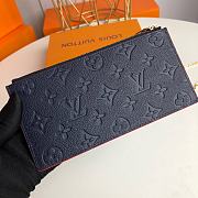 Louis Vuitton | Pochette Félicie Navy Blue/Red - M64099 - 21 x 12 x 3 cm - 4