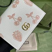 GUCCI | GG Marmont berry card case wallet - 456126 - 11 x 8 x 2.5cm - 3