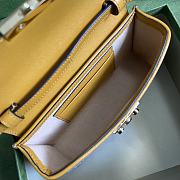 GUCCI | Padlock mini white/yellow bag - ‎652683 - 18 x 10 x 5 cm - 2