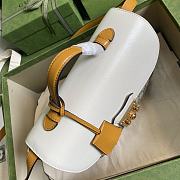 GUCCI | Padlock small white/yellow shoulder bag - ‎644527 - 27.5 x 18 x 6cm - 2