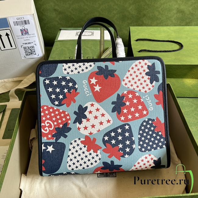 GUCCI | Children's strawberry star tote bag - 605614 -  28 x 26.5 x 9cm - 1