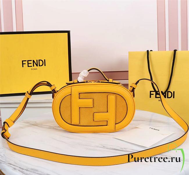 FENDI | MINI CAMERA CASE Yellow Bag - 8BS058 - 21x8x13cm - 1