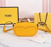 FENDI | MINI CAMERA CASE Yellow Bag - 8BS058 - 21x8x13cm - 6