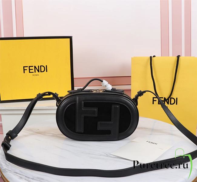 FENDI | MINI CAMERA CASE black Bag - 8BS058 - 21x8x13cm - 1