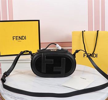 FENDI | MINI CAMERA CASE black Bag - 8BS058 - 21x8x13cm