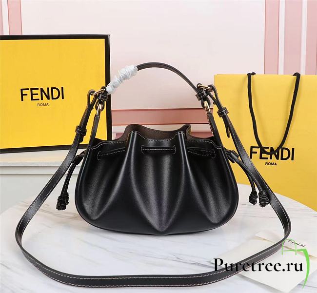 FENDI | POMODORINO Black mini-bag - 8BS059 - 24×9.5×14cm - 1