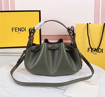 FENDI | POMODORINO Olive Green mini-bag - 8BS059 - 24×9.5×14cm