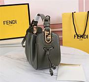 FENDI | POMODORINO Olive Green mini-bag - 8BS059 - 24×9.5×14cm - 6