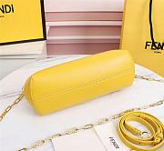 FENDI | FIRST MEDIUM Yellow leather bag - 8BP127 - 32.5 x 15 x 23.5 cm - 4