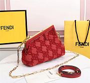FENDI | FIRST Small Red bag - 8BP129 - 26 x 9.5 x 18 cm - 4