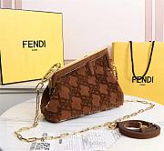 FENDI | FIRST Small Brown bag - 8BP129 - 26 x 9.5 x 18 cm - 5